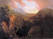 Thomas Cole Mountain Sunrise oil painting artist